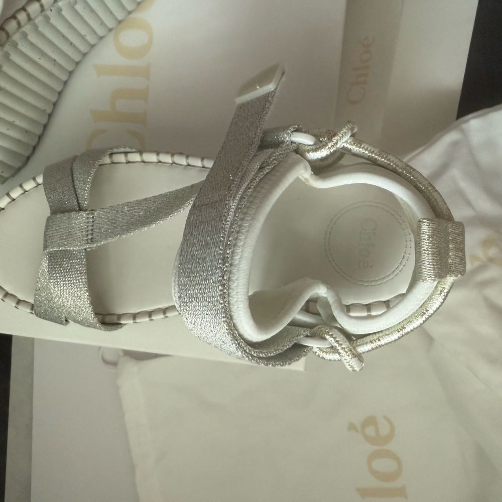 Chloe Silver Western Platform Sandals - Picture 5 of 11